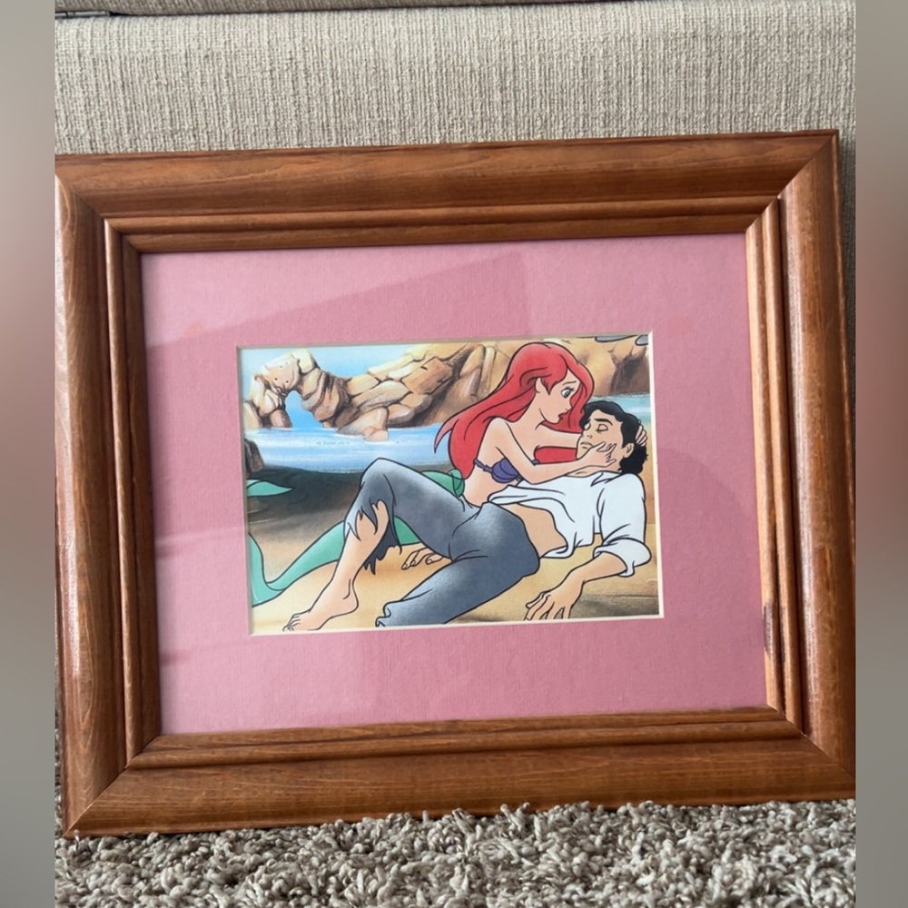Framed Little Mermaid Artwork